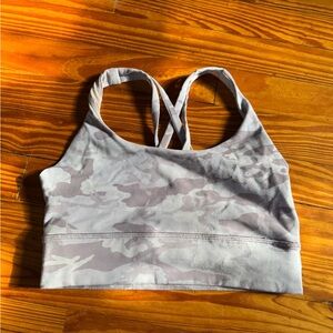 Lululemon Energy Bra Size 8 Pink Camo